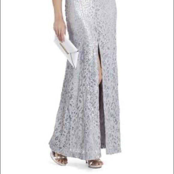 BCBGMAXAZRIA Cain Sequin Applique Dress - Picture 3 of 11